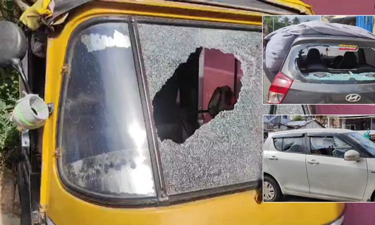 ಶಿವಮೊಗ್ಗದಲ್ಲಿ ಮತ್ತೆ ಪುಂಡರ ಅಟ್ಟಹಾಸ… ಕಾರು, ಬೈಕು, ರಿಕ್ಷಾಗಳ ಗಾಜು ಪುಡಿ ಪುಡಿ