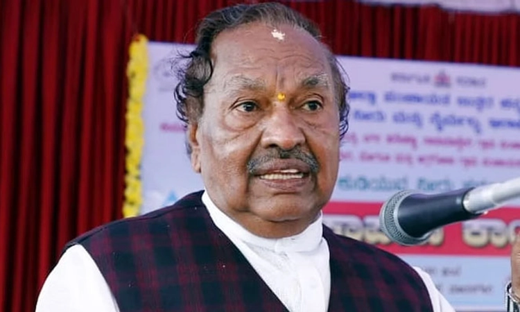 Shimoga; ಮತದಾರರಿಗೆ ಬಿಜೆಪಿಯ ಧನಂಜಯ ಸರ್ಜಿಯಿಂದ ಗುಂಡು ಪಾರ್ಟಿ: ಈಶ್ವರಪ್ಪ ಆಕ್ರೋಶ