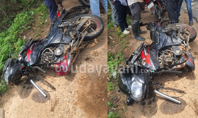 Accident: ಬೈಕ್-ಕ್ಯಾಂಟರ್ ಮುಖಾಮುಖಿ ಢಿಕ್ಕಿ: ಸವಾರ ಸ್ಥಳದಲ್ಲೇ ಸಾವು, ಯುವತಿಯ ನಾಲಿಗೆ ಕಟ್