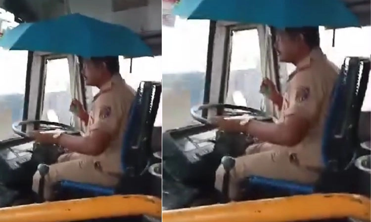 Hubli:ಬಸ್‌ ಸೋರದಿದ್ದರೂ ಕೊಡೆ ಹಿಡಿದು ಚಾಲನೆ; ಮೋಜಿಗಾಗಿ ಮಾಡಿದ ತಪ್ಪಿಗೆ ಅಮಾನತು ಶಿಕ್ಷೆ