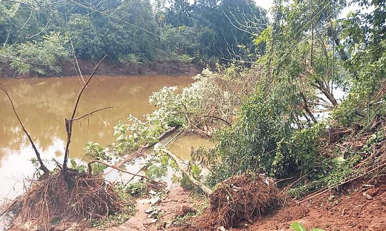 Sullia: ಡ್ಯಾಂ ನೀರು ಹೊರಕ್ಕೆ ನೀರು ಸಂಗ್ರಹದ ಪ್ರದೇಶದಲ್ಲಿ ಕುಸಿತ