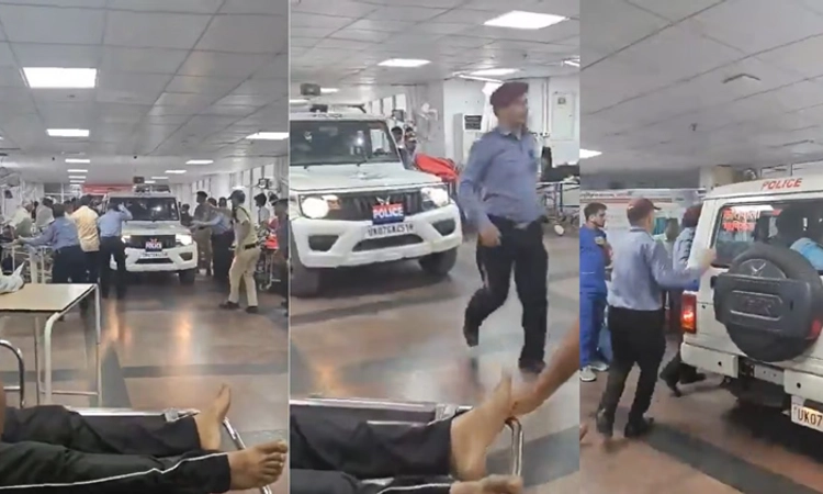 ವೈದ್ಯೆಗೆ ಲೈಂಗಿಕ ದೌರ್ಜನ್ಯ… ಆರೋಪಿಯನ್ನು ಬಂಧಿಸಲು ಆಸ್ಪತ್ರೆಯೊಳಗೆ ಬಂದ ಪೊಲೀಸ್ ಜೀಪ್