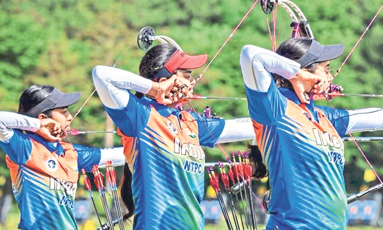 Archery World Cup: ಆರ್ಚರಿ ವಿಶ್ವಕಪ್‌ ಸ್ಟೇಜ್‌-2: ವನಿತಾ ಕಾಂಪೌಂಡ್‌ ತಂಡ ಫೈನಲ್‌ಗೆ