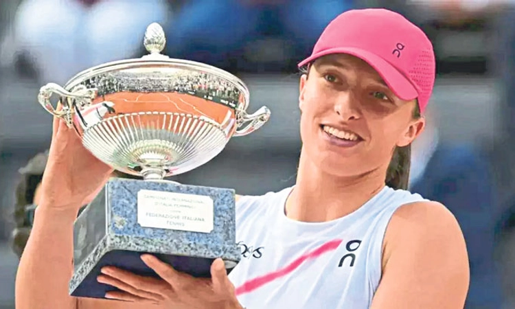 Italian Open ಟೆನಿಸ್‌: ಮೂರನೇ ಪ್ರಶಸ್ತಿ ಗೆದ್ದ ಇಗಾ ಸ್ವಿಯಾಟೆಕ್‌