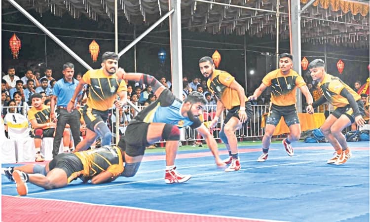 Udupi; ಅಖಿಲ ಭಾರತ ಅಂತರ್‌ ವಿ.ವಿ. ಕಬಡ್ಡಿ ಪಂದ್ಯಾವಳಿ: ಮಂಗಳೂರು ವಿ.ವಿ. ಭರ್ಜರಿ ಶುಭಾರಂಭ