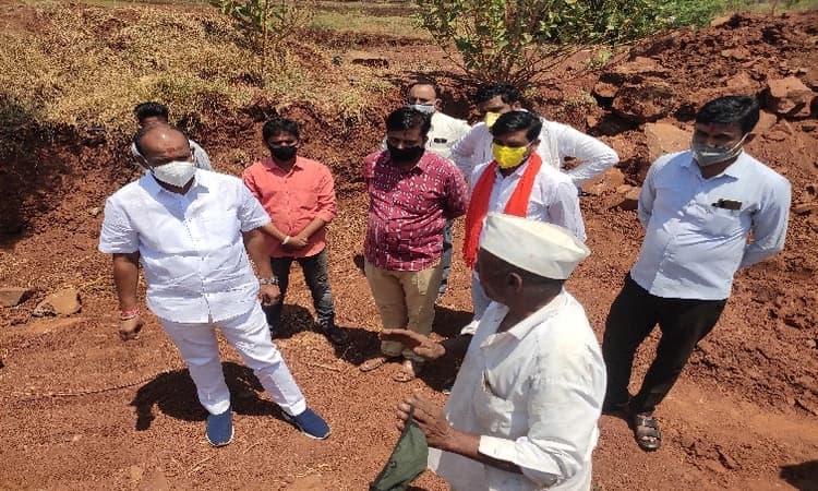 ಬ್ರಿಡ್ಜ್ ಕಾಮಗಾರಿ ಸ್ಥಳಕ್ಕೆ ಶಾಸಕರ ಭೇಟಿ