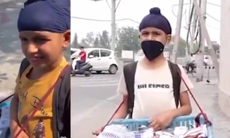 ಶಾಲೆ ಬಿಟ್ಟು ಸಾಕ್ಸ್‌ ಮಾರುತ್ತಿದ್ದ ಬಾಲಕನಿಗೆ ಪಂಜಾಬ್‌ ಮುಖ್ಯಮಂತ್ರಿಯಿಂದ ಕರೆ!