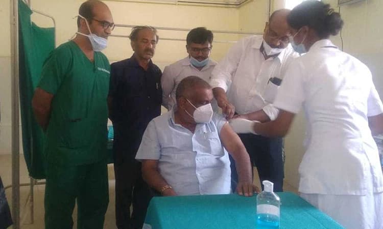 ಕಲ್ಪತರು ನಾಡಿಗೆ ಕೊವ್ಯಾಕ್ಸಿನ್‌ ಸರಬರಾಜು ಇಲ್ಲ