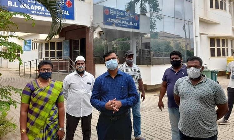 ಜಾಲಪ್ಪ ಆಸ್ಪತ್ರೆ ನಗರ ಘಟಕಕ್ಕೆ ಡೀಸಿ ಭೇಟಿ, ಪರಿಶೀಲನೆ