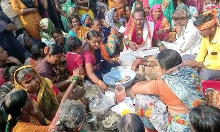 Gangavathi: ಮಳೆಗಾಗಿ ಪ್ರಾರ್ಥಿಸಿ ಕಪ್ಪೆಗಳಿಗೆ ಮದುವೆ ಮಾಡಿದ ಗ್ರಾಮಸ್ಥರು…