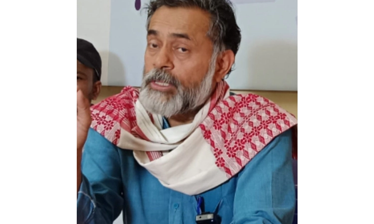 Yogendra Yadav:ಕೃಷಿ ಉಳಿಯಬೇಕಾದರೆ ರೈತರು ಕಾಂಗ್ರೆಸ್‌ಗೆ ಮತಹಾಕಲಿ: ಯೋಗೇಂದ್ರ ಯಾದವ್