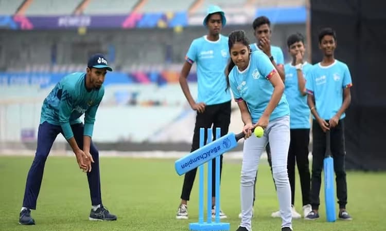 World Cup: ಶಾಲಾ ಮಕ್ಕಳ ಜತೆ ಆಟಗಾರರ ಅಭ್ಯಾಸ