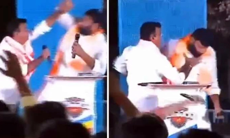 Telangana: ಲೈವ್ ಕಾರ್ಯಕ್ರಮದಲ್ಲೆ ಬಿಜೆಪಿ ನಾಯಕನ ಮೇಲೆ ಹಲ್ಲೆ ನಡೆಸಿದ ಬಿಆರ್‌ಎಸ್ ಶಾಸಕ