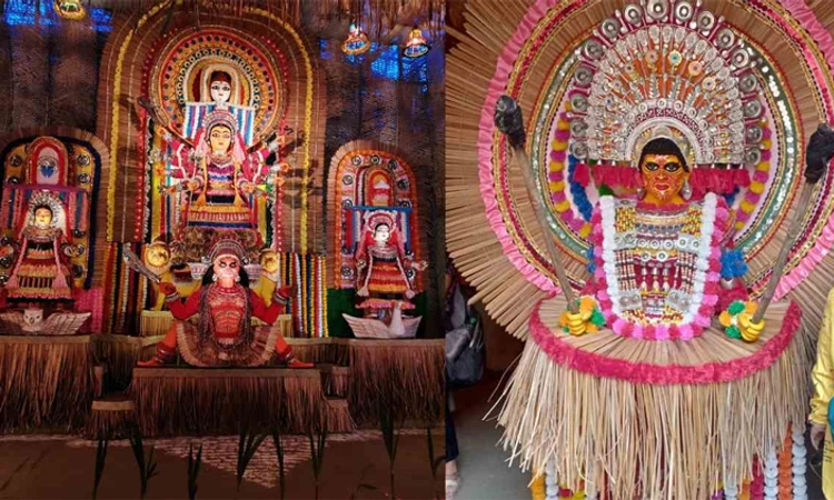 Kantara: ಪ.ಬಂಗಾಳದಲ್ಲಿ ಕಾಂತಾರ ಶೈಲಿಯ ದುರ್ಗೆ!