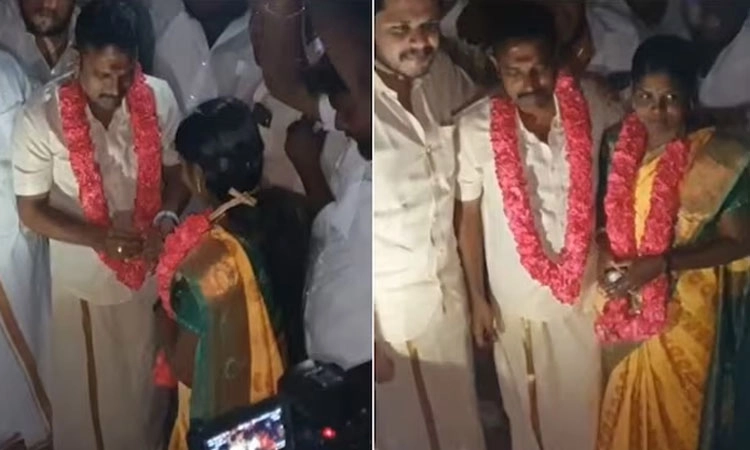 Leo: ಥಿಯೇಟರ್ ಸ್ಕ್ರೀನ್ ಮುಂದೆಯೇ ಹಾರ,ಉಂಗುರ ಬದಲಾಯಿಸಿಕೊಂಡ ದಳಪತಿ ಫ್ಯಾನ್ಸ್