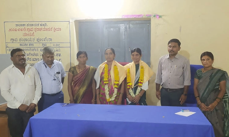 Kushtagi: ಹೂಲಗೇರಾ ಗ್ರಾ.ಪಂ.ಗೆ ಅವಿರೋಧವಾಗಿ ಆಯ್ಕೆಯಾದ ಅಧ್ಯಕ್ಷೆ
