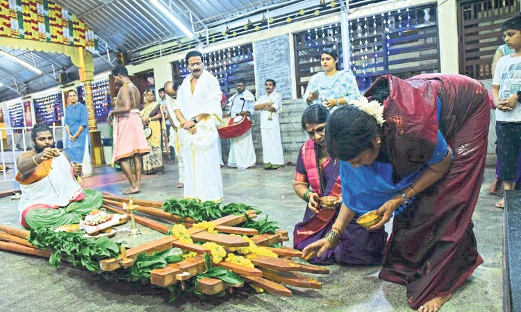 Sri Durga Adishakti Temple ಶರನ್ನವರಾತ್ರಿ: ಪೂರ್ವಭಾವಿ ಕಾರ್ಯಕ್ರಮ ಸಂಪನ್ನ