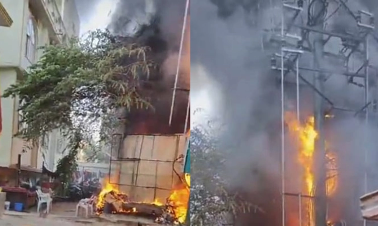 Bengaluru ನಗರದಲ್ಲಿ ಮತ್ತೆರಡು ಅಗ್ನಿ ಅವಘಡ ; ಹೊತ್ತಿ ಉರಿದ ಟ್ರಾನ್ಸ್ ಫಾರ್ಮರ್