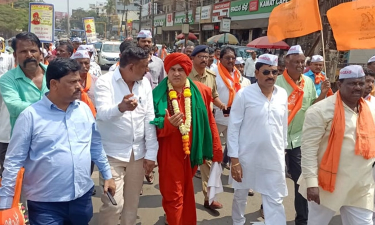 Hubli; 2ಎ ಮೀಸಲಾತಿ ಒತ್ತಾಯಿಸಿ ಲಿಂಗಾಯತ ಪಂಚಮಸಾಲಿ ಹೋರಾಟ ಆರಂಭ