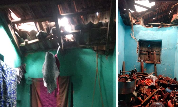 Hunsur: ಭಾರೀ ಮಳೆಗೆ ಮನೆ ಗೋಡೆ, ಮೇಲ್ಚಾವಣಿ ಹಾನಿ; ನಷ್ಟ