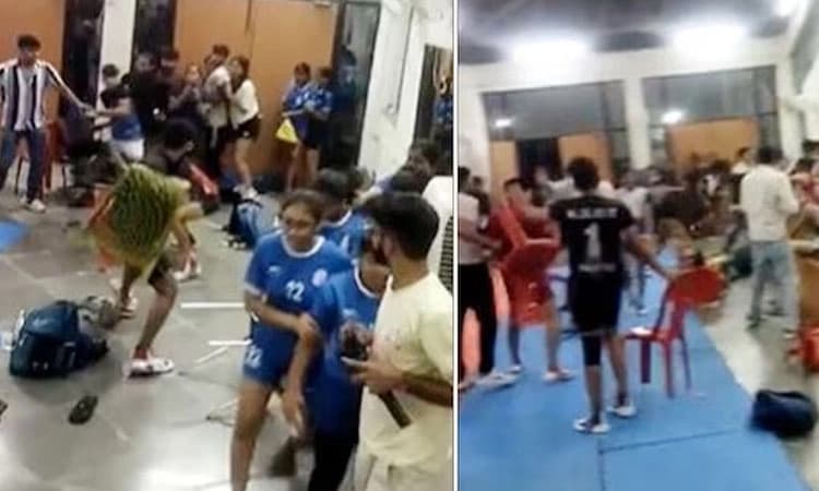 Viral Video: ಕಬಡ್ಡಿ ಅಂಗಳದಲ್ಲಿ ತಂಡಗಳ ನಡುವೆ ಮಾರಾಮರಿ; ಕುರ್ಚಿಗಳು ಪುಡಿ ಪುಡಿ