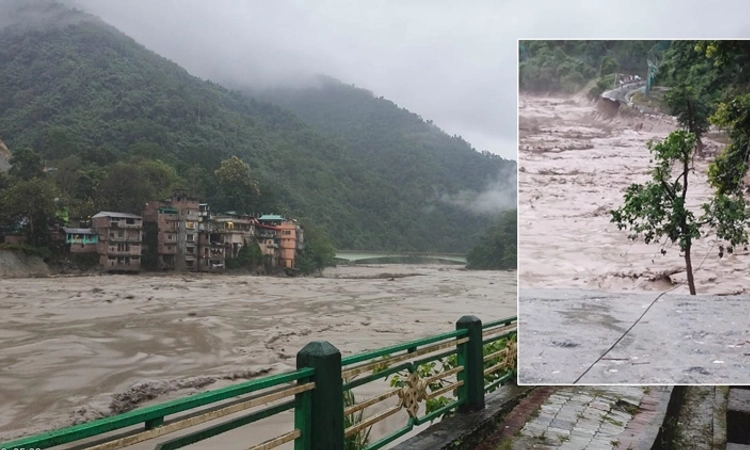Cloudburst: ಸಿಕ್ಕಿಂನಲ್ಲಿ ಮೇಘಸ್ಫೋಟ: ಕೊಚ್ಚಿ ಹೋದ ಸೇತುವೆ, 23 ಸೇನಾ ಸಿಬ್ಬಂದಿ ನಾಪತ್ತೆ