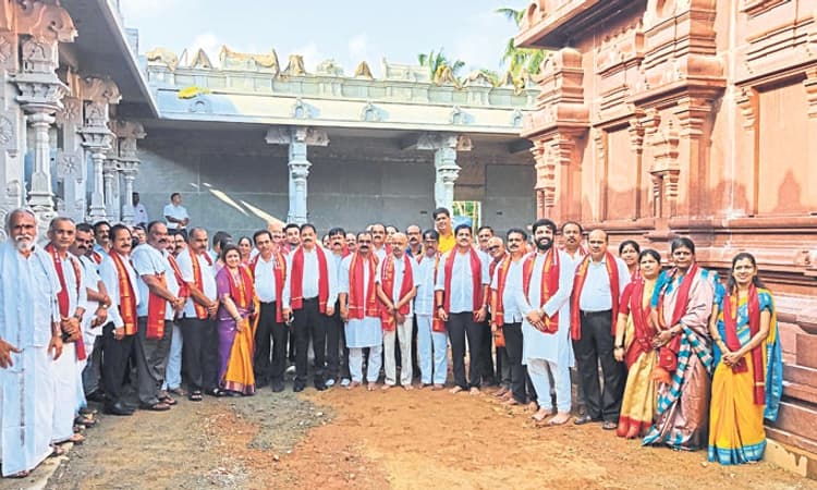 Kapu ಶ್ರೀ ಹೊಸ ಮಾರಿಗುಡಿ ದೇವಸ್ಥಾನ ಜೀರ್ಣೋದ್ಧಾರ: ಶಾಸಕರು,ಉದ್ಯಮಿಗಳು, ಗಣ್ಯರಿಂದ ವಾಗ್ಧಾನ