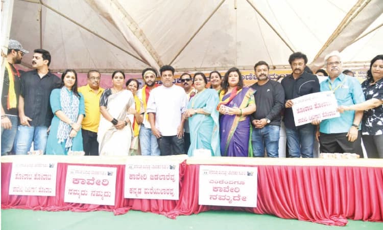 Karnataka: ಕಾವೇರಿಗಾಗಿ ಒಂದಾಯಿತು ಚಂದನವನ