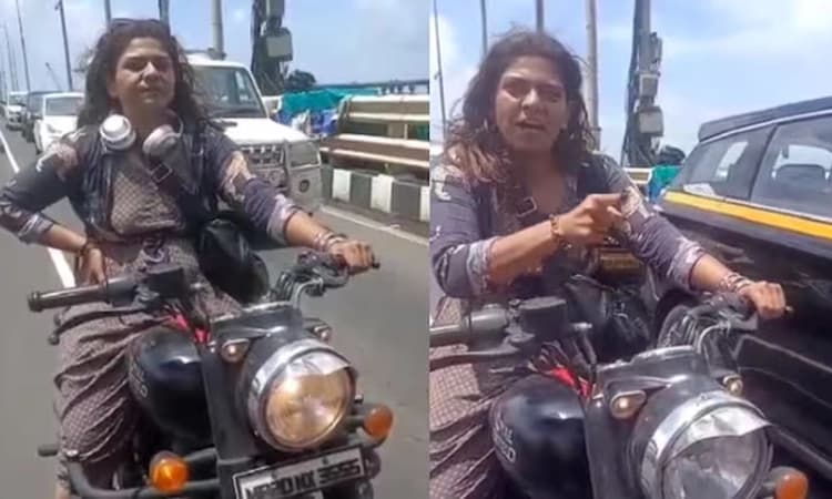 Woman Biker: ನಿಯಮ ಉಲ್ಲಂಘನೆ, ತಪ್ಪು ಮಾಡಿಯೂ ಟ್ರಾಫಿಕ್ ಪೊಲೀಸರಿಗೆ ಅವಾಜ್ ಹಾಕಿದ ಯುವತಿ