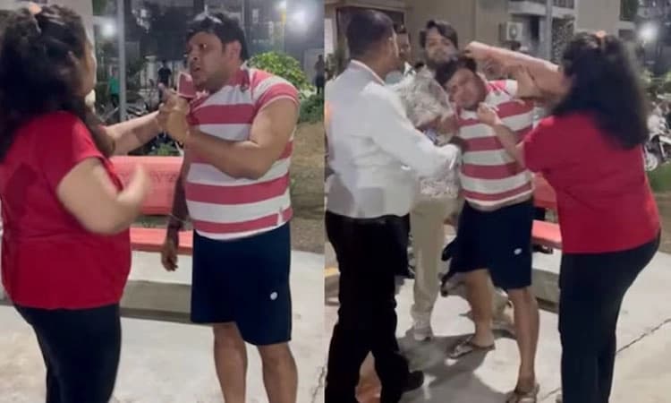 Video: ಕಾಣೆಯಾದ ನಾಯಿಯ ಪೋಸ್ಟರ್ ತೆಗೆದಿದ್ದಕ್ಕಾಗಿ ವ್ಯಕ್ತಿ ಮೇಲೆ ಹಲ್ಲೆ ಮಾಡಿದ ಮಹಿಳೆ