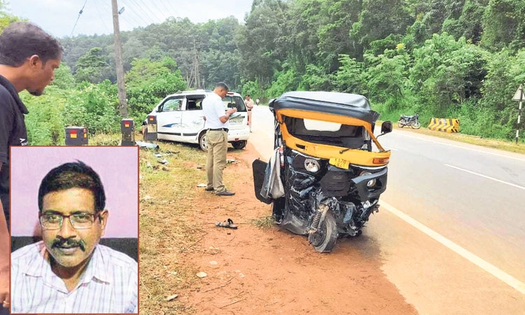 Road Mishap ವಗ್ಗ: ಕಾರು-ಆಟೋ ರಿಕ್ಷಾ ಢಿಕ್ಕಿ; ಓರ್ವ ಸಾವು