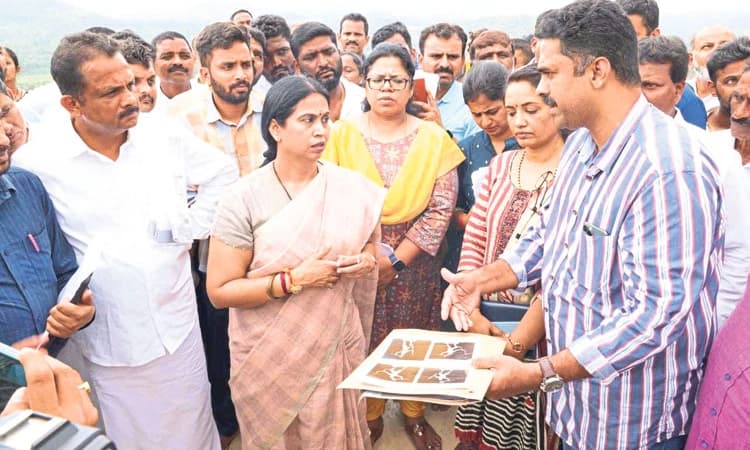 Karkala ಪರಶುರಾಂ ಥೀಂ ಪಾರ್ಕ್‌ಗೆ ಸಚಿವೆ ಲಕ್ಷ್ಮೀ ಹೆಬ್ಬಾಳ್ಕರ್‌ ಭೇಟಿ