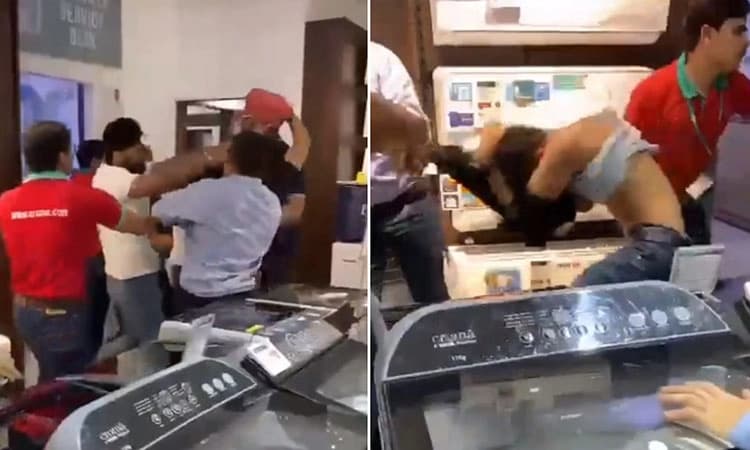 iPhone 15ಗಾಗಿ ಮೊಬೈಲ್‌ ಅಂಗಡಿ ಸಿಬ್ಬಂದಿಯನ್ನೇ ಹಿಗ್ಗಾಮುಗ್ಗಾವಾಗಿ ಥಳಿಸಿದ ಗ್ರಾಹಕರು.!