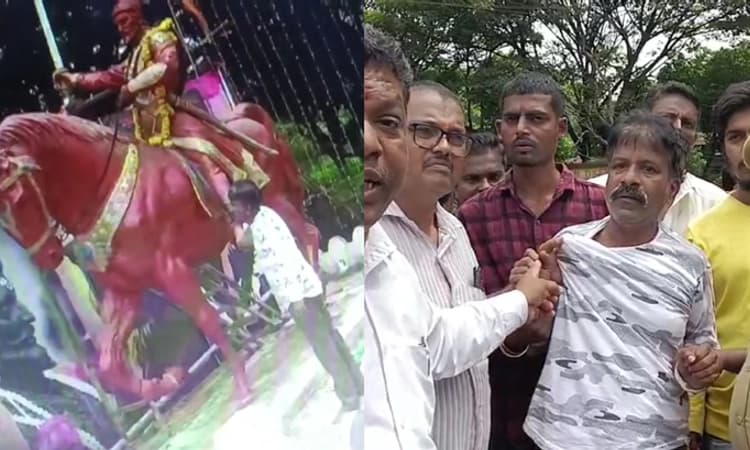 Dandeli: ಕುಡಿದ ಮತ್ತಿನಲ್ಲಿ ಶಿವಾಜಿ ಮೂರ್ತಿಗೆ ಹಾನಿ…  ಓರ್ವನ ಬಂಧನ