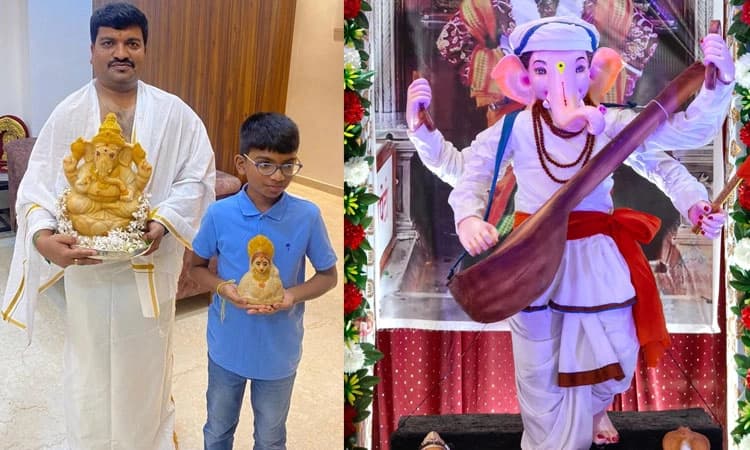 Kadur: ಪಟ್ಟಣದಲ್ಲಿ ವಿವಿಧ ರೂಪಗಳಲ್ಲಿ ಗಣೇಶನ ಪ್ರತಿಷ್ಠಾಪನೆ
