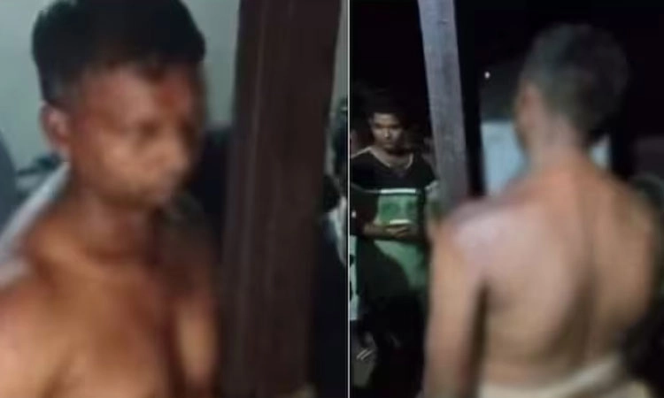 Agra: ಮಹಿಳೆ ಮೇಲೆ ಹಲ್ಲೆ ಆರೋಪ; ಪೊಲೀಸ್‌ ಅಧಿಕಾರಿಯನ್ನೇ ವಿವಸ್ತಗೊಳಿಸಿ ಥಳಿಸಿದ ಜನ