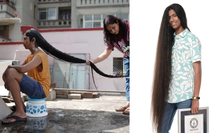Guinness World Record: ಉದ್ದನೆಯ ಕೇಶ: ಬಾಲಕನಿಂದ ಗಿನ್ನೆಸ್‌ ದಾಖಲೆ