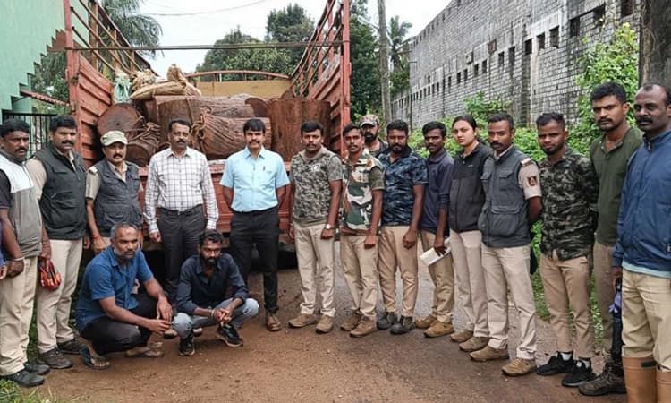 Forest Department ಬೀಟೆ ಮರ ಸಾಗಾಟ: ಆರೋಪಿಗಳ ಸೆರೆ