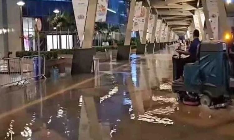 G20; ಭಾರತ್ ಮಂಟಪ ಜಲಾವೃತವಾಗಿರುವ ವಿಡಿಯೋ ಹಂಚಿಕೊಂಡ ಕಾಂಗ್ರೆಸ್