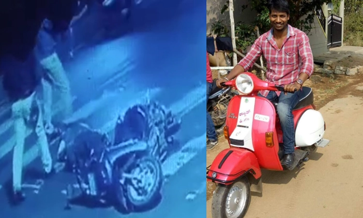 Crime: ಸ್ಕೂಟಿಗೆ ಡಿಕ್ಕಿ ಹೊಡೆದು ಪರಾರಿಯಾದ ಕಾರು, ವಿವಾದದಲ್ಲಿ ಕಾಮಿಡಿ ಸ್ಟಾರ್ ಚಂದ್ರಪ್ರಭ