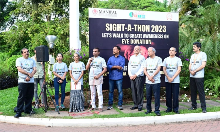 38th National Eye Donation; ಮಣಿಪಾಲದಲ್ಲಿ ದೃಷ್ಟಿಗಾಗಿ ನಡಿಗೆ ಸೈಟ್-ಎ ಥಾನ್- 2023