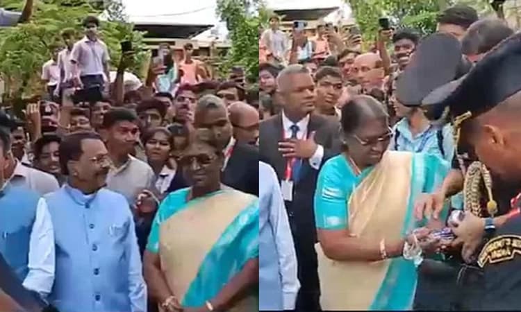 Goa ಪೊಂಡಾದಲ್ಲಿ ವಿದ್ಯಾರ್ಥಿಗಳೊಂದಿಗೆ ಬೆರೆತ ರಾಷ್ಟ್ರಪತಿ ಮುರ್ಮು