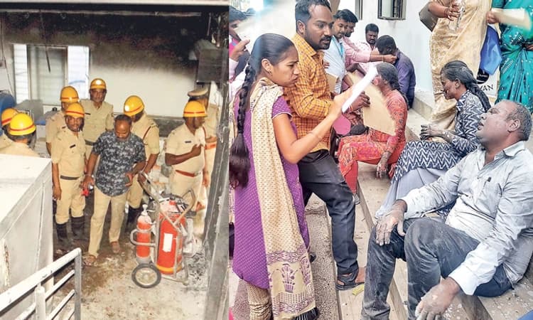 BBMP: ಬಿಬಿಎಂಪಿ ಗುತ್ತಿಗೆದಾರರ ದಾಖಲೆ ಇದ್ದ ಕೊಠಡಿಯಲ್ಲಿ ಬೆಂಕಿ: 9 ಮಂದಿಗೆ ಗಾಯ
