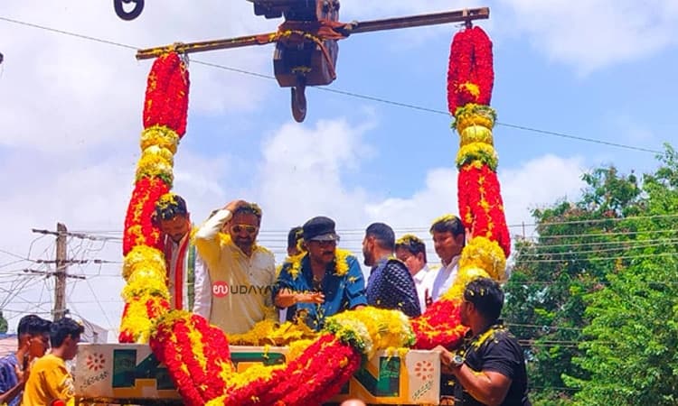 Hosapete: ಕ್ರೇಜಿ ಸ್ಟಾರ್ ರವಿಚಂದ್ರನ್ ಭೇಟಿ