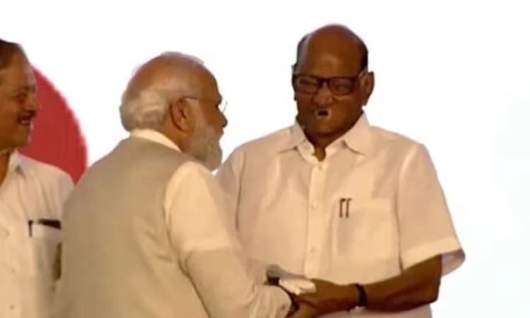 ಶಿವಾಜಿ ಯಾರ ಜಾಗವನ್ನೂ ಕಬಳಿಸಿರಲಿಲ್ಲ..: ಮೋದಿ ಎದುರಲ್ಲೇ ಕುಟುಕಿದ ಶರದ್ ಪವಾರ್