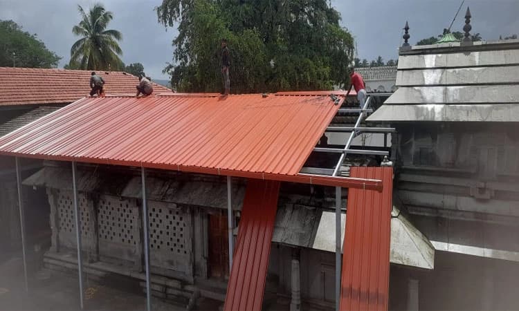 ಸೋರುತಿರುವ ಮಹಾಗಣಪತಿ ದೇವಸ್ಥಾನಕ್ಕೊಂದು ಪರಿಹಾರ!