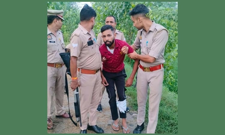 UP; ಎನ್‌ಕೌಂಟರ್ ನಂತರ ವಾಂಟೆಡ್ ಕ್ರಿಮಿನಲ್ ನನ್ನು ಬಂಧಿಸಿದ ಪೊಲೀಸರು