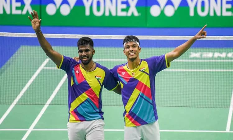 ಬ್ಯಾಡ್ಮಿಂಟನ್‌ ರ್‍ಯಾಂಕಿಂಗ್‌: ಚಿರಾಗ್‌ ಶೆಟ್ಟಿ-ಸಾತ್ವಿಕ್‌ ಜೋಡಿ ನಂ.2