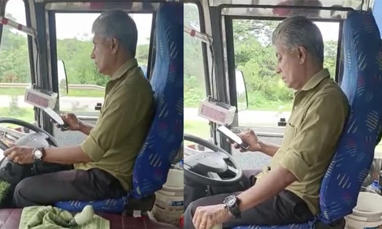 Ullal; ಮೊಬೈಲ್ ನೋಡಿಕೊಂಡೇ ಬಸ್ ಚಲಾಯಿಸಿದ ಚಾಲಕ-ವೀಡಿಯೋ ವೈರಲ್