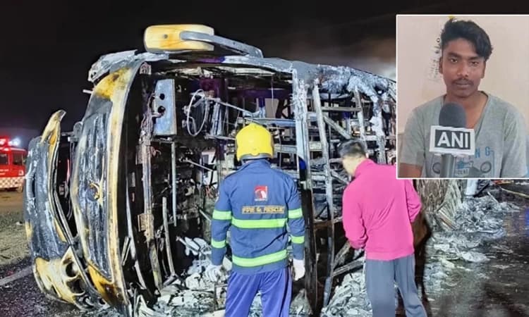 Maharastra: ಹೊತ್ತಿ ಉರಿಯುತ್ತಿದ್ದ ಬಸ್ಸಿನ ಕಿಟಕಿಯ ಗಾಜು ಒಡೆದು ನಾನು ಪಾರಾದೆ, ಆದರೆ…